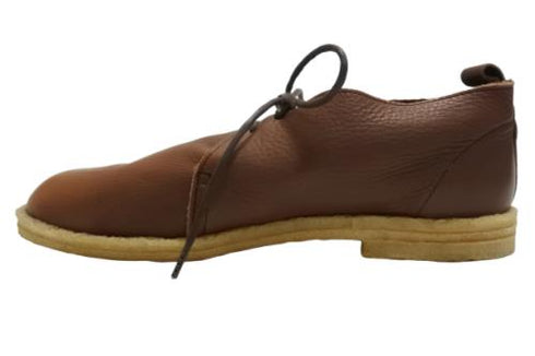 【かぼちゃの馬車 CA-210 ブラウン】くたっとやわらか本革靴紐シューズ